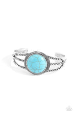 Load image into Gallery viewer, Sandstone Sojourn - Blue Paparazzi Accessories
