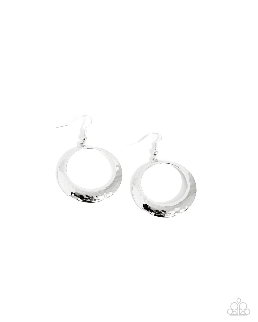 Retro Radius - Silver Paparazzi Accessories