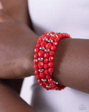 Load image into Gallery viewer, Its a Vibe - Red Paparazzi Accessories
