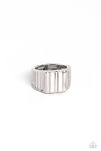 Load image into Gallery viewer, Rectangular Relic - White Paparazzi Accessories
