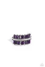 Load image into Gallery viewer, Staggering Stacks - Purple Paparazzi Accessories
