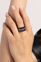 Load image into Gallery viewer, Staggering Stacks - Purple Paparazzi Accessories
