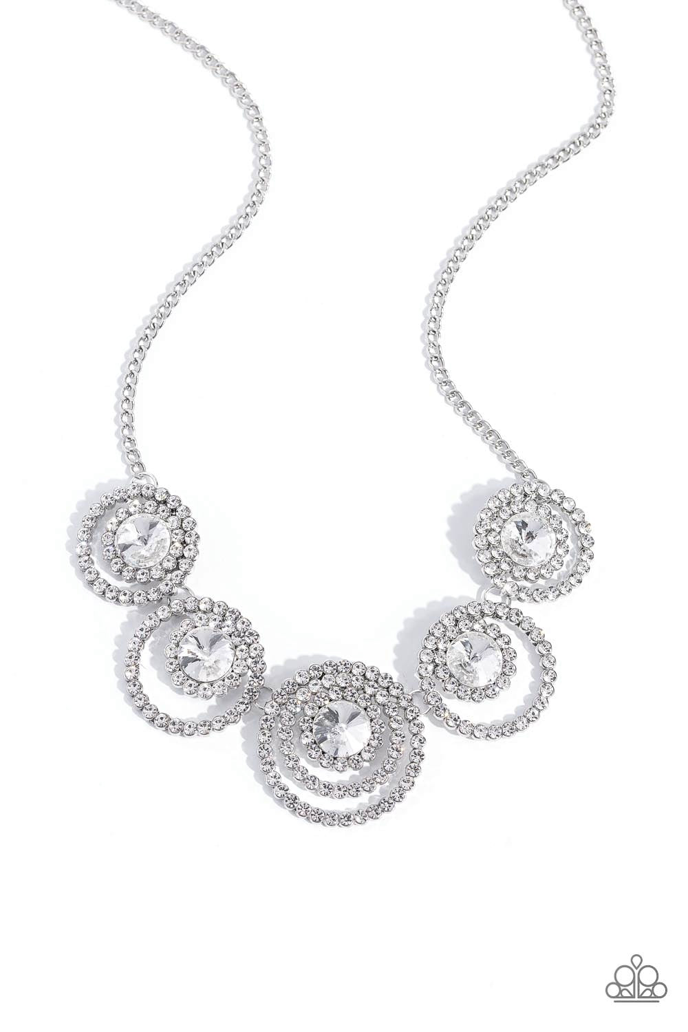 Dramatic Darling - White Paparazzi Accessories