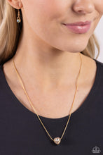 Load image into Gallery viewer, Simply Sentimental - Gold Paparazzi Accessories
