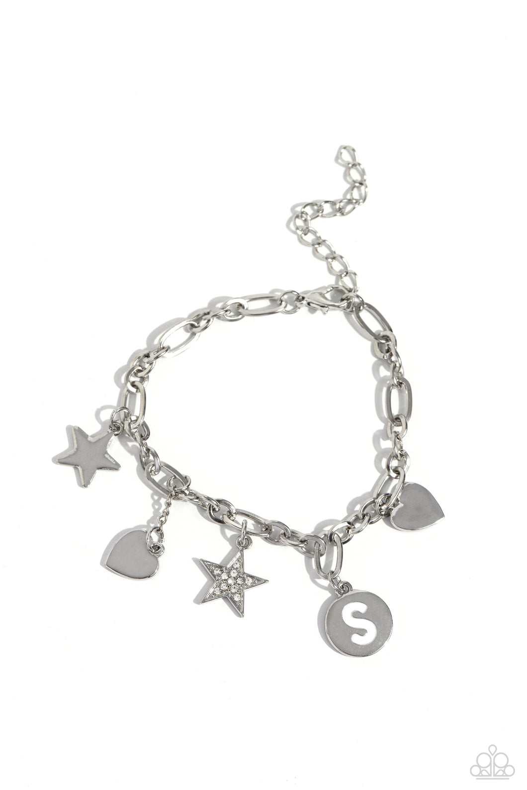 Legacy Letters - White - S Paparazzi Accessories