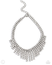 Load image into Gallery viewer, Curtain Confidence - White Paparazzi Accessories
