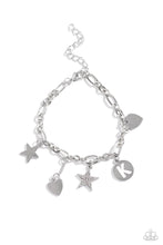 Load image into Gallery viewer, Legacy Letters - White - K Paparazzi Accessories
