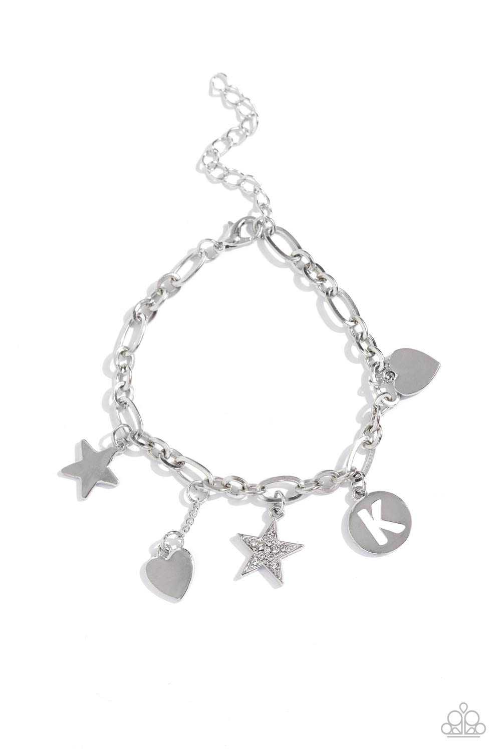 Legacy Letters - White - K Paparazzi Accessories