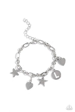 Load image into Gallery viewer, Legacy Letters - White - L Paparazzi Accessories
