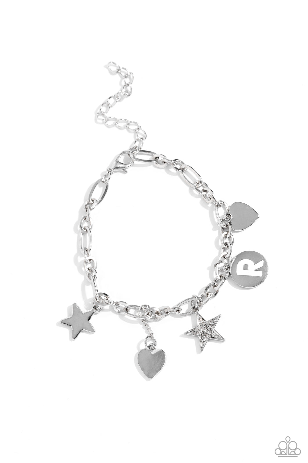 Legacy Letters - White - R Paparazzi Accessories