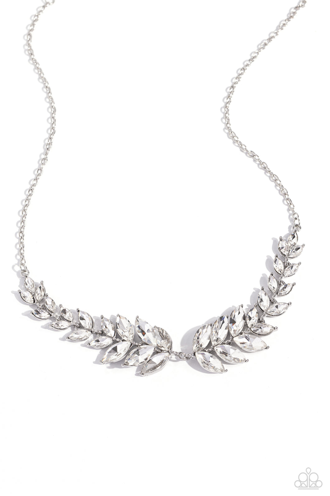 Luxury Laurels - White Paparazzi Accessories