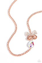 Load image into Gallery viewer, Fluttering Finesse - Rose Gold Paparazzi Accessories
