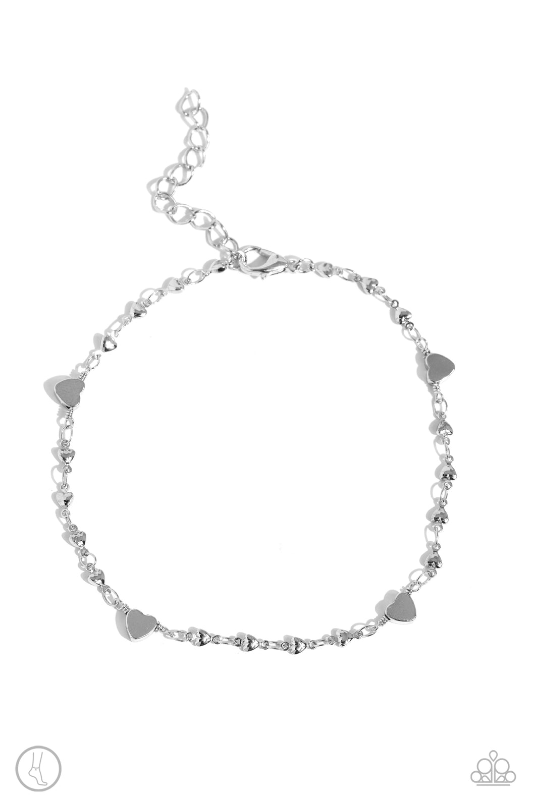 Highlighting My Heart - Silver Paparazzi Accessories