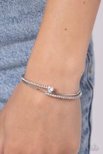 Load image into Gallery viewer, Sensational Sweetheart - White Paparazzi Accessories
