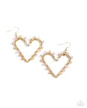 Load image into Gallery viewer, HEART of Your World - Gold Paparazzi Accessories
