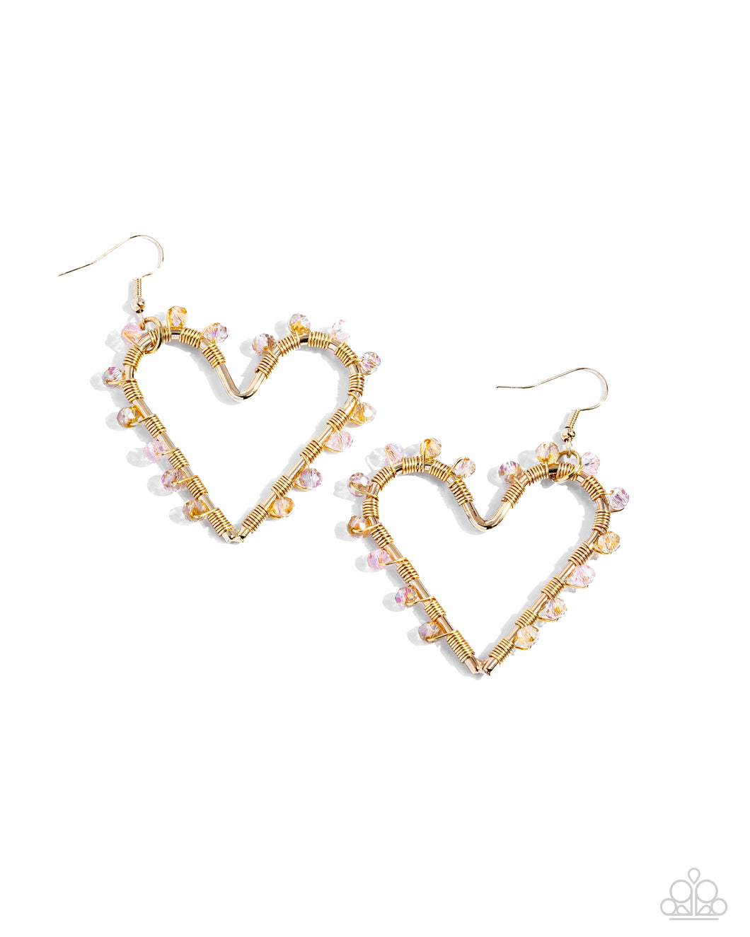 HEART of Your World - Gold Paparazzi Accessories