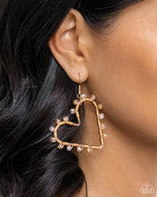 Load image into Gallery viewer, HEART of Your World - Gold Paparazzi Accessories
