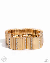Load image into Gallery viewer, Linear Legend - Gold Paparazzi Accessories
