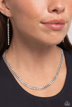 Load image into Gallery viewer, Dazzling Declaration - White Paparazzi Accessories
