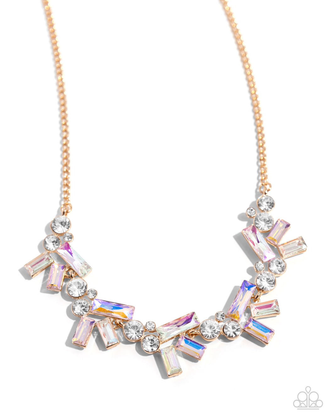 Serene Statement - Gold Paparazzi Accessories