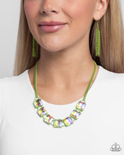 Load image into Gallery viewer, I SQUARE to Secrecy - Green Paparazzi Accessories
