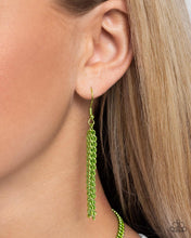 Load image into Gallery viewer, I SQUARE to Secrecy - Green Paparazzi Accessories
