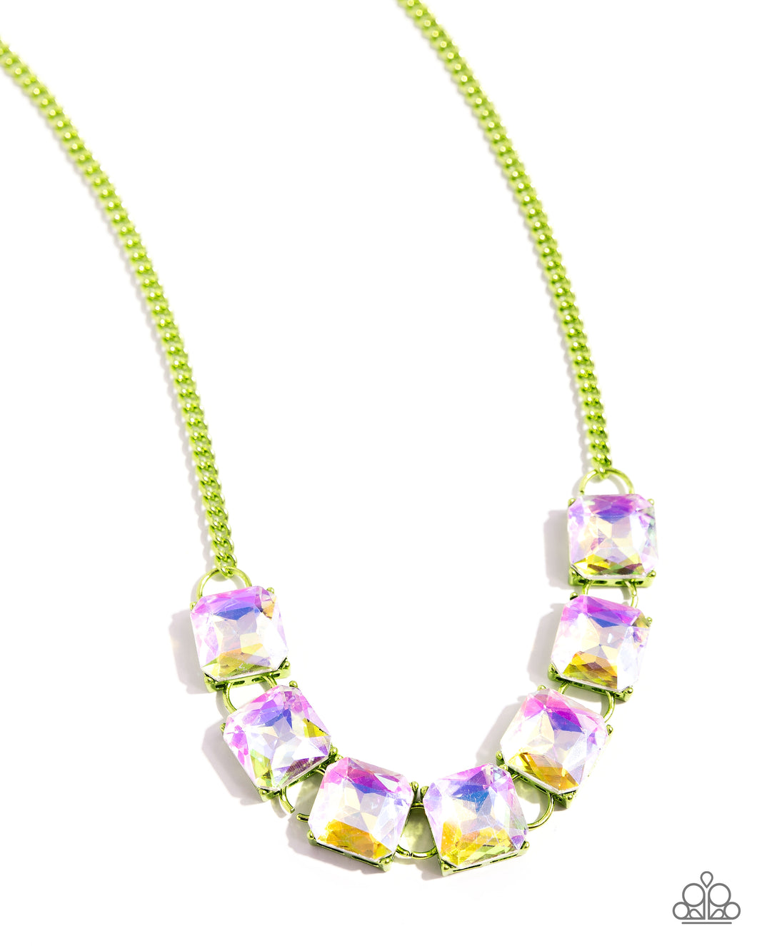I SQUARE to Secrecy - Green Paparazzi Accessories