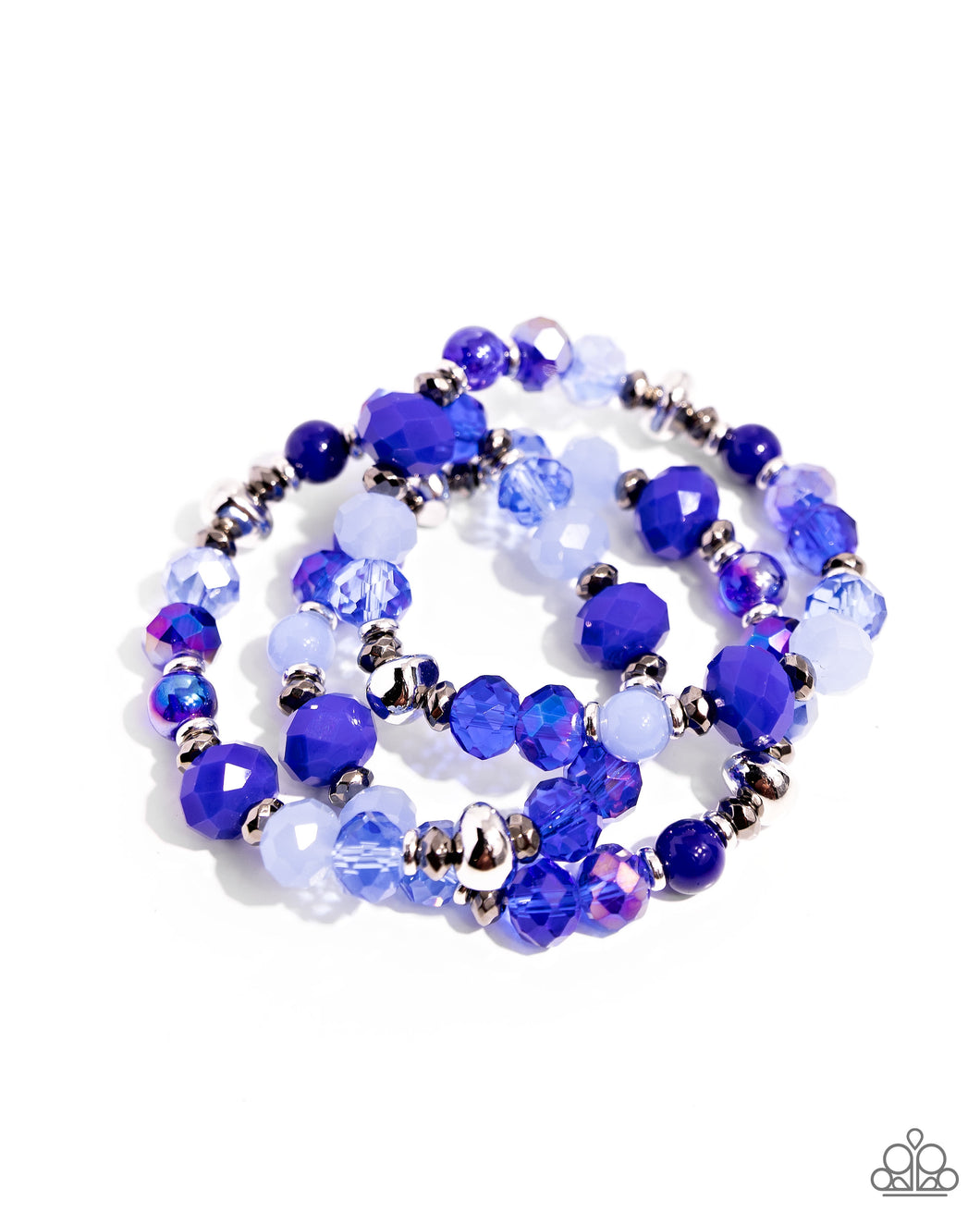 Stack of GLASS - Blue Paparazzi Accessories