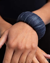 Load image into Gallery viewer, Denim Delight - Blue Paparazzi Accessories
