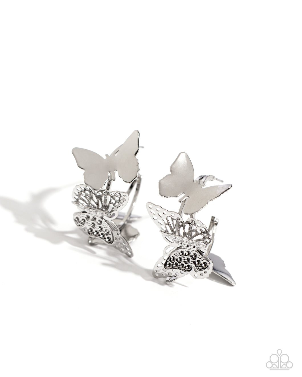 No WINGS Attached - Silver Paparazzi Accessories
