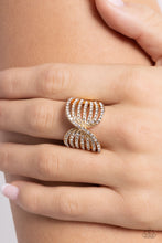 Load image into Gallery viewer, Pinched Promise - Gold Paparazzi Accessories
