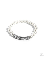 Load image into Gallery viewer, Elegance Embodied - White Paparazzi Accessories
