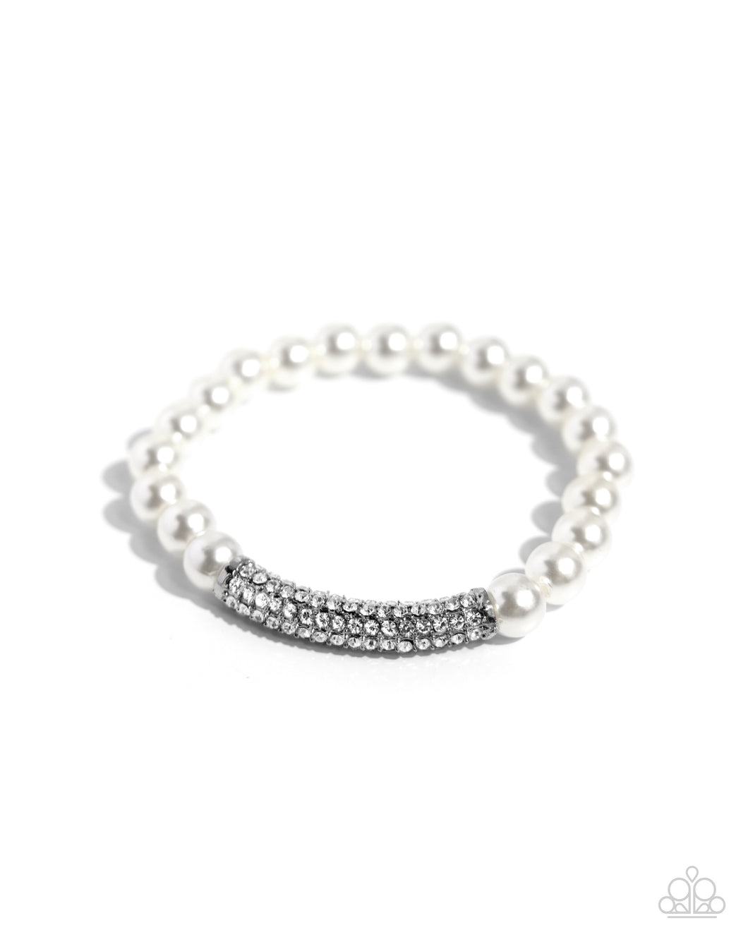 Elegance Embodied - White Paparazzi Accessories