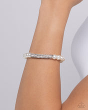 Load image into Gallery viewer, Elegance Embodied - White Paparazzi Accessories
