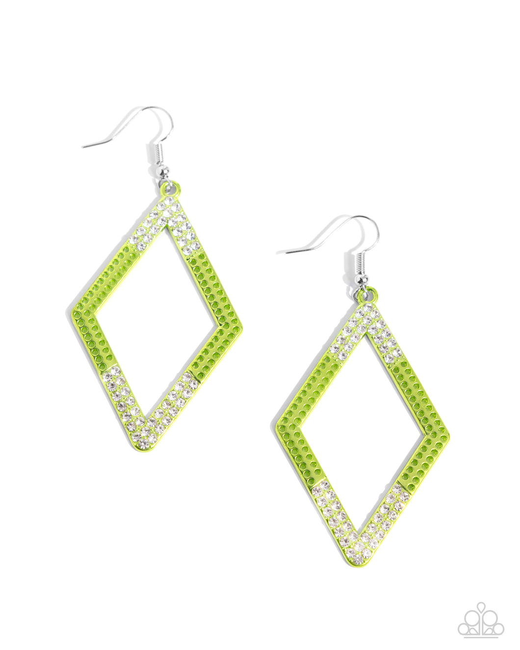 Eloquently Edgy - Green Paparazzi Accessories