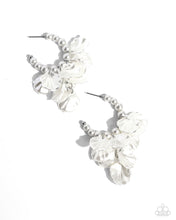 Load image into Gallery viewer, Frilly Feature - White Paparazzi Accessories
