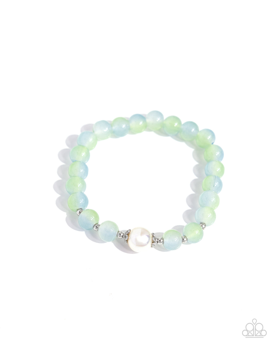 Mermaid Mirror - Green Paparazzi Accessories