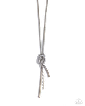 Load image into Gallery viewer, Knotted Keeper - White Paparazzi Accessories
