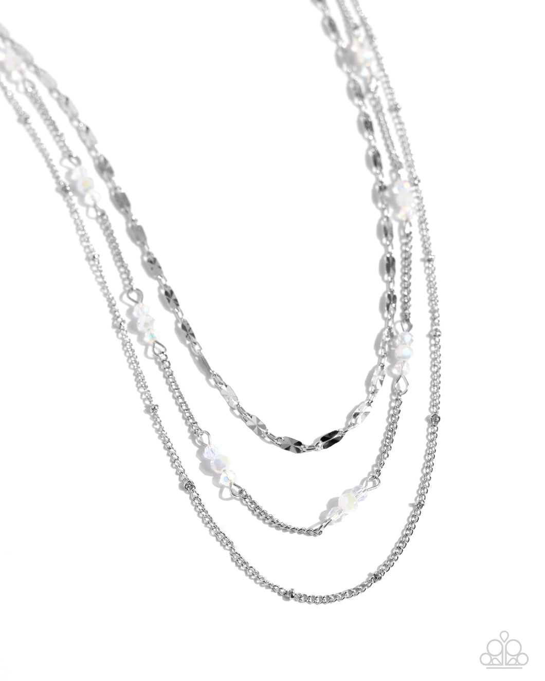 Luxe Layers - White Paparazzi Accessories