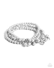 Load image into Gallery viewer, Sumptuous Stack - Silver Paparazzi Accessories
