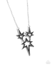 Load image into Gallery viewer, Explosive Exhibit - Silver Paparazzi Accessories
