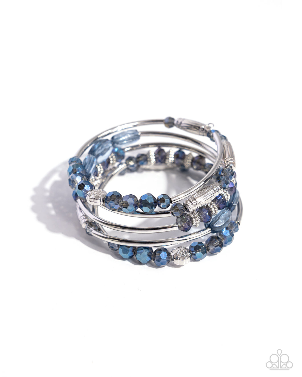 Sassy Stack - Blue Paparazzi Accessories