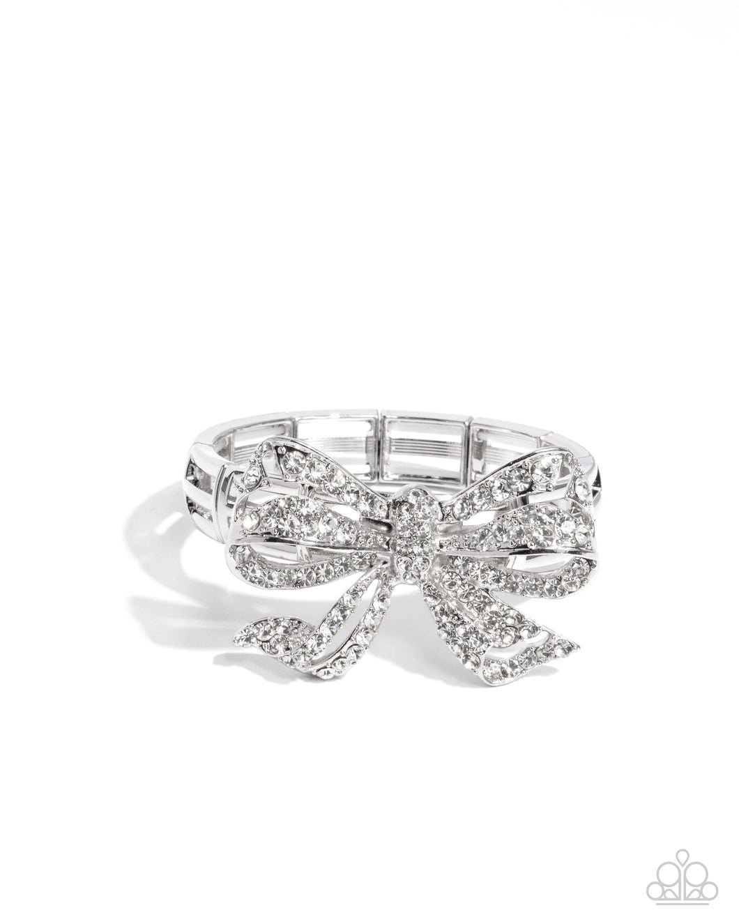Its All A-BOW-t Me - White Paparazzi Accessories