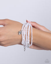 Load image into Gallery viewer, Swirling Shopaholic - White Paparazzi Accessories
