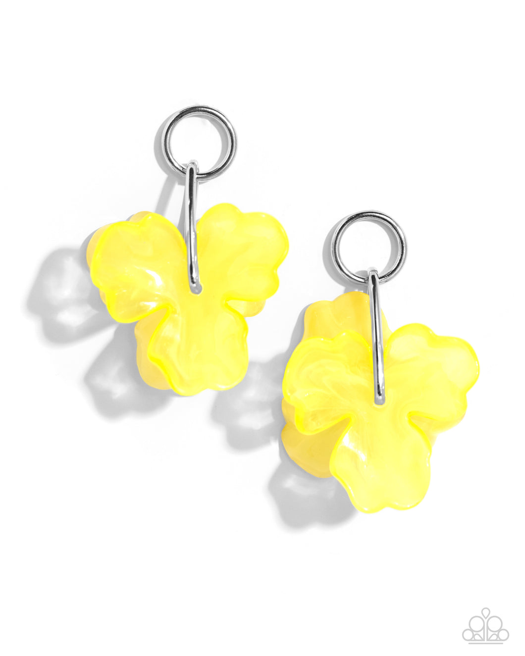 Glassy Garden - Yellow Paparazzi Accessories