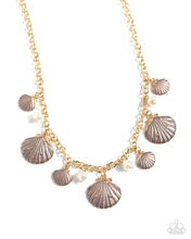 Load image into Gallery viewer, Seashell Sophistication - Brown Paparazzi Accessories
