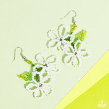 Load image into Gallery viewer, Beaded Blooms - White Paparazzi Accessories
