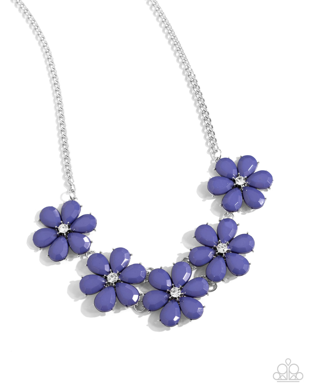 Floral Fun - Blue Paparazzi Accessories