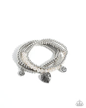 Load image into Gallery viewer, Filigree Fairytale - White Paparazzi Accessories

