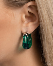 Load image into Gallery viewer, Clear Charm - Green Paparazzi Accessories

